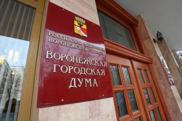 Депутаты Думы Воронежа поддержали предпринимателей, наиболее пострадавших от ситуации с распространением коронавируса