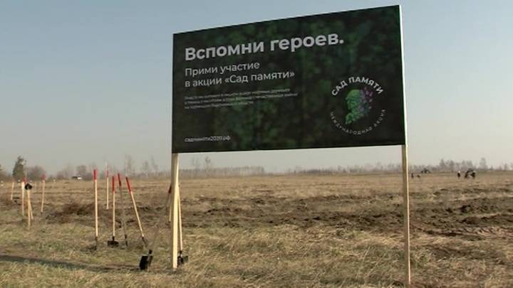 В регионах России проходит международная акция "Сад памяти"