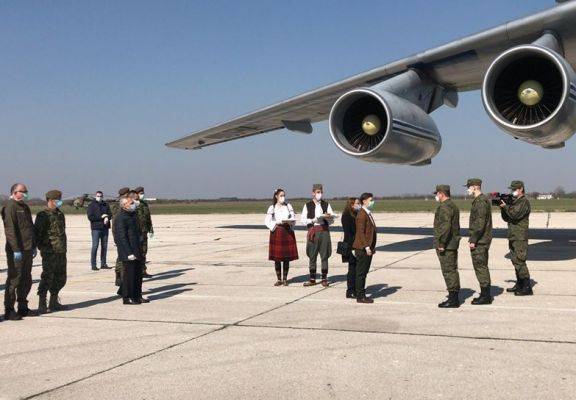 Из России в Сербию отправлены 11 самолетов ВКС для борьбы с пандемией