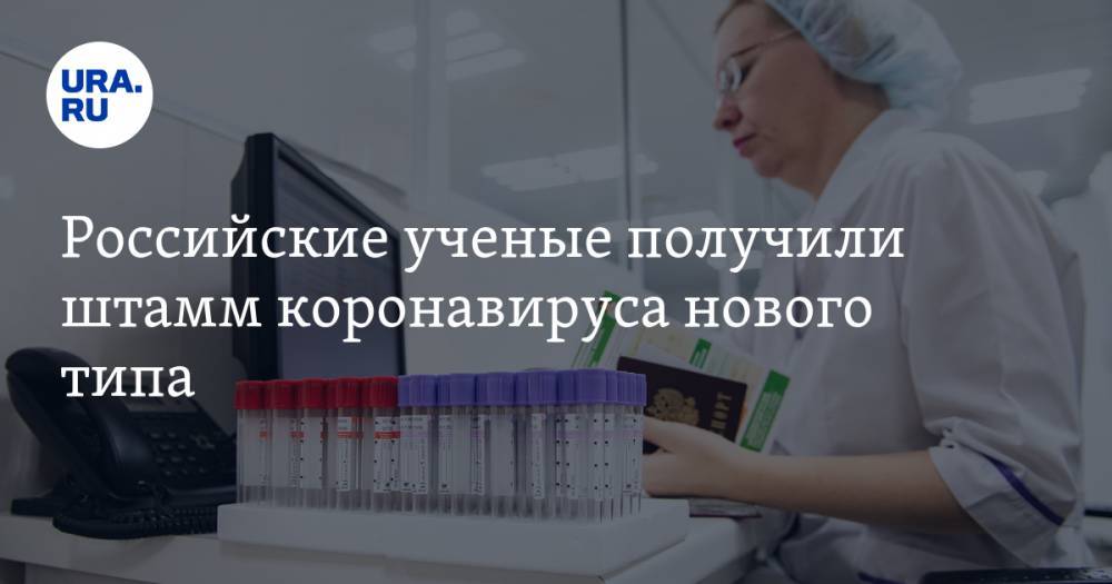 Российские ученые получили штамм коронавируса нового типа