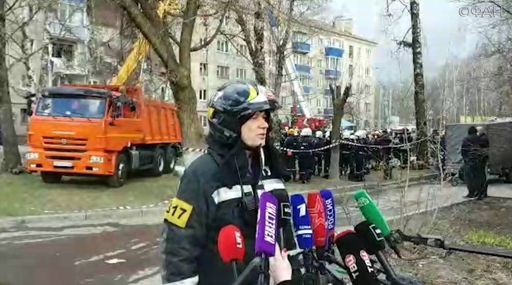 Спасатели в Орехово-Зуево продолжают разбирать завалы после взрыва
