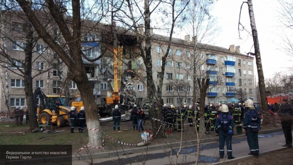 Двое людей погибли при взрыве в пятиэтажке в Орехово-Зуево