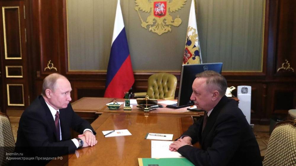 Беглов доложил Путину о работе по обеспечению помощи заболевшим COVID-19 в Петербурге