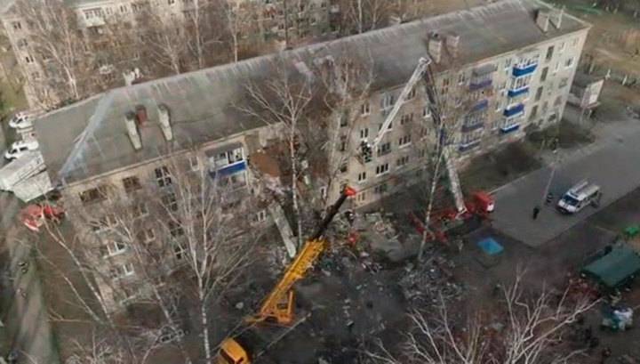 Разрушенный дом в Орехово-Зуеве обследует комплекс "Струна"