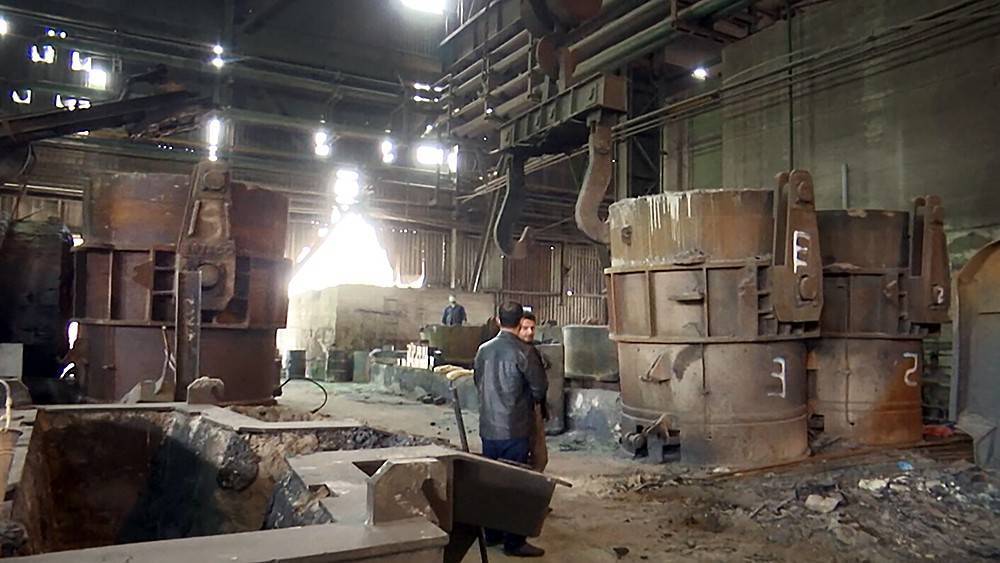 В Сирии заработал завод по производству арматуры