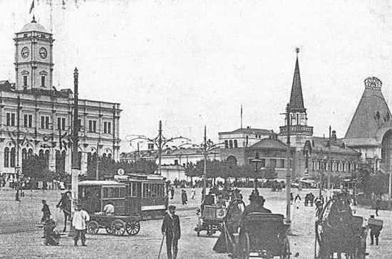 Первый трамвай запустили в Москве 121 год назад