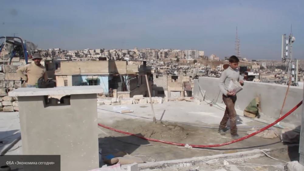 САА ведет восстановительные работы в сирийской провинции Алеппо