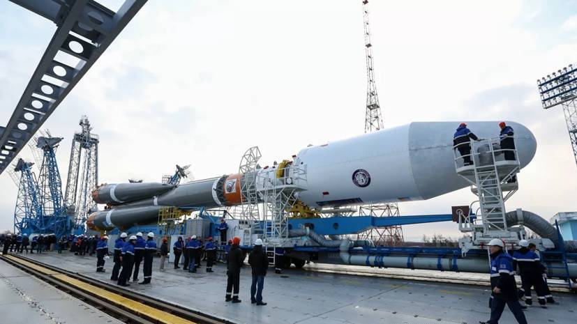 Ракету «Союз-2.1а» вывезли на стартовый комплекс Байконура