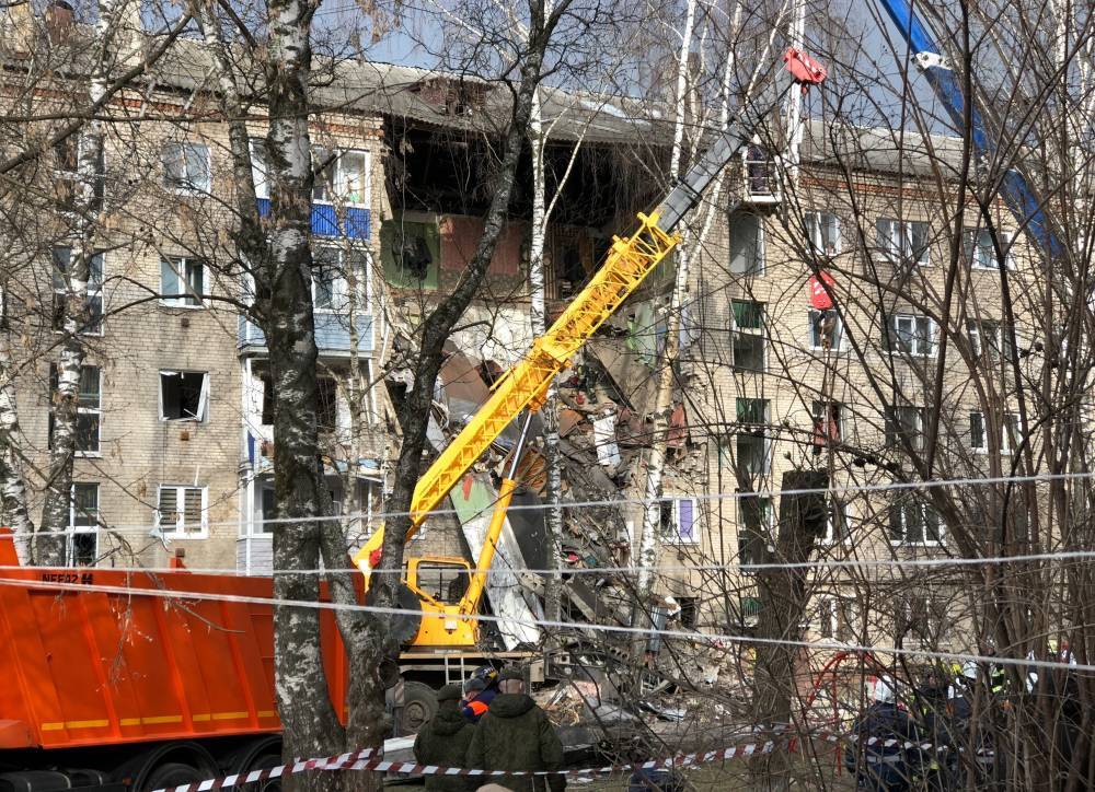 Завершен вывоз обломков разрушенного в Орехово-Зуеве дома