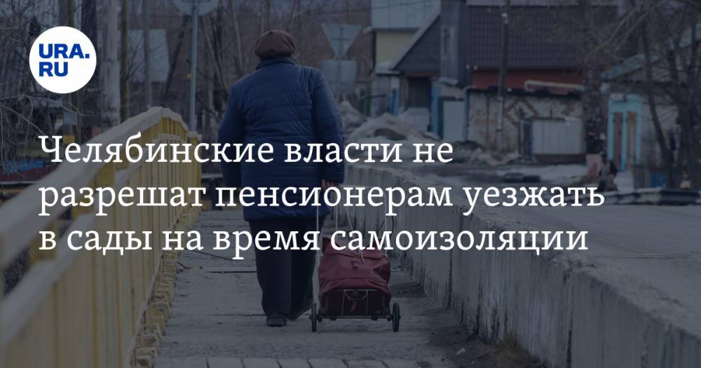 Челябинские власти не разрешат пенсионерам уезжать в сады на время самоизоляции
