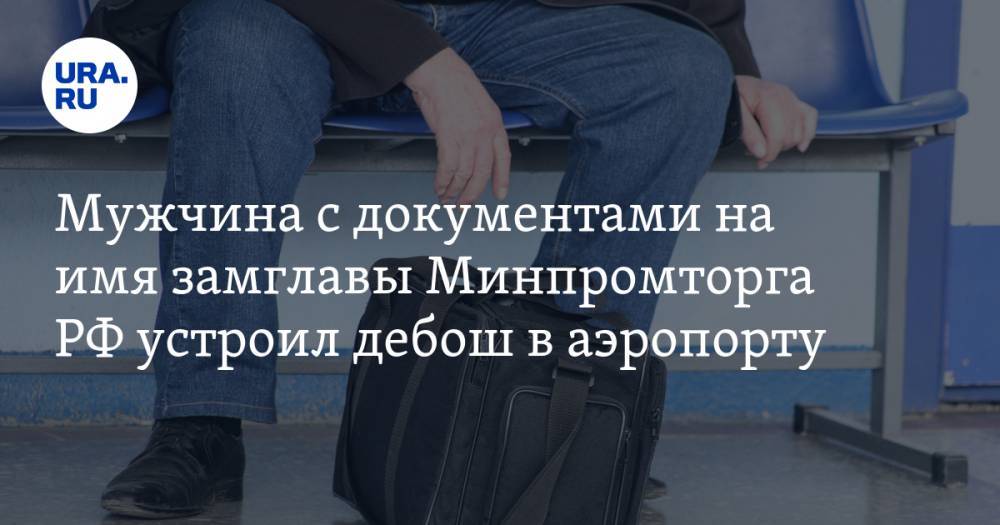 Мужчина с документами на имя замглавы Минпромторга РФ устроил дебош в аэропорту