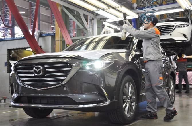 Завод Mazda Sollers возобновил производство автомобилей