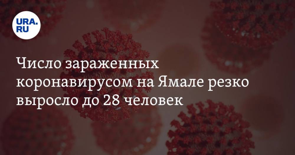 Число зараженных коронавирусом на Ямале резко выросло до 28 человек