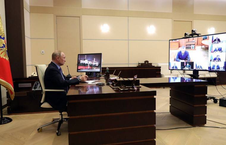 Путин проведёт телеконференцию по ситуации с коронавирусом