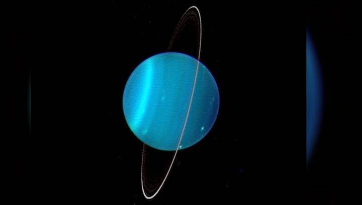 Странное вращение Урана объяснили столкновением с ледяной планетой