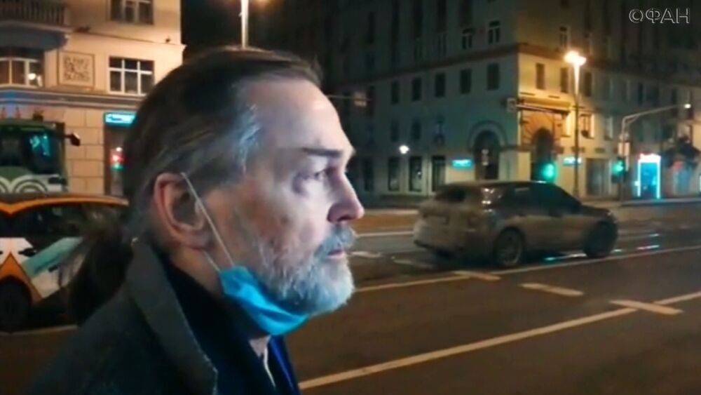 Момент ДТП с Никасом Сафроновым в Москве попал на видео