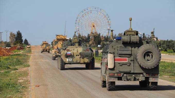 Россия и Турция провели третье совместное патрулирование в Идлибе