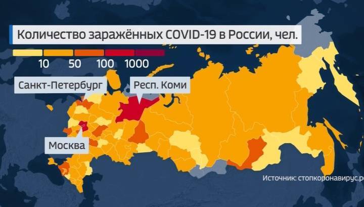 COVID-19: шестой день подряд заболеваемость в России растет меньше чем на 20%