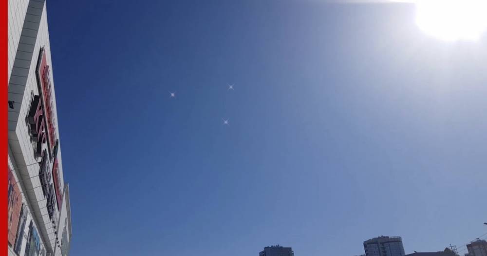 На видео засняли летающее в небе над Томском «НЛО»