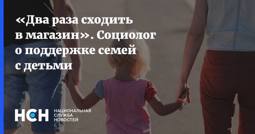 Владимир Путин - «Два раза сходить в магазин». Социолог о поддержке семей с детьми - nsn.fm - Россия