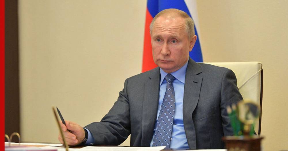 Онлайн-трансляция нового телеобращения Путина к россиянам 8 апреля