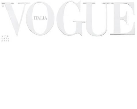 Итальянский Vogue впервые выйдет с пустой обложкой белого цвета