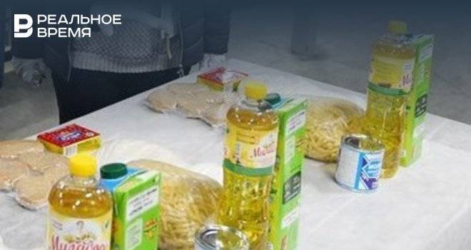 В Казани задержали мужчину, который вынес из магазина корзину с продуктами