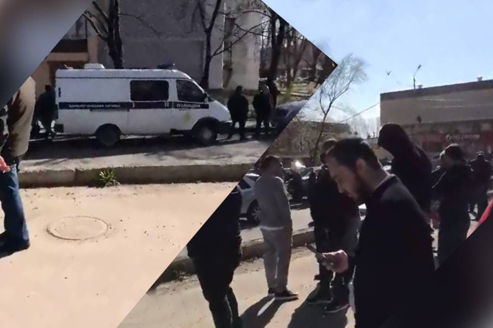 СК опубликовал видео с места захвата женщины с детьми в заложники в Пятигорске