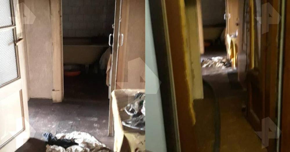 Тело мужчины найдено после пожара в доме в Петербурге