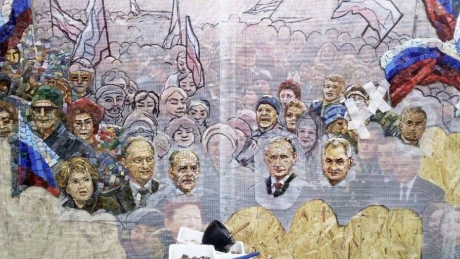Мозаику с Путиным убрали из храма — президента, Матвиенко и Шойгу заменят монахами