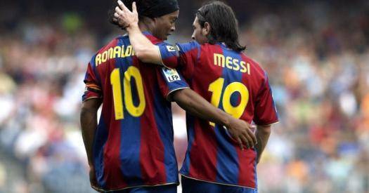 Пас Роналдиньо, удар, гол! 15 лет назад Месси впервые забил за «Барселону» (видео)