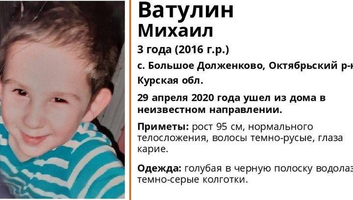 Тело пропавшего в Курской области маленького мальчика нашли рядом с домом