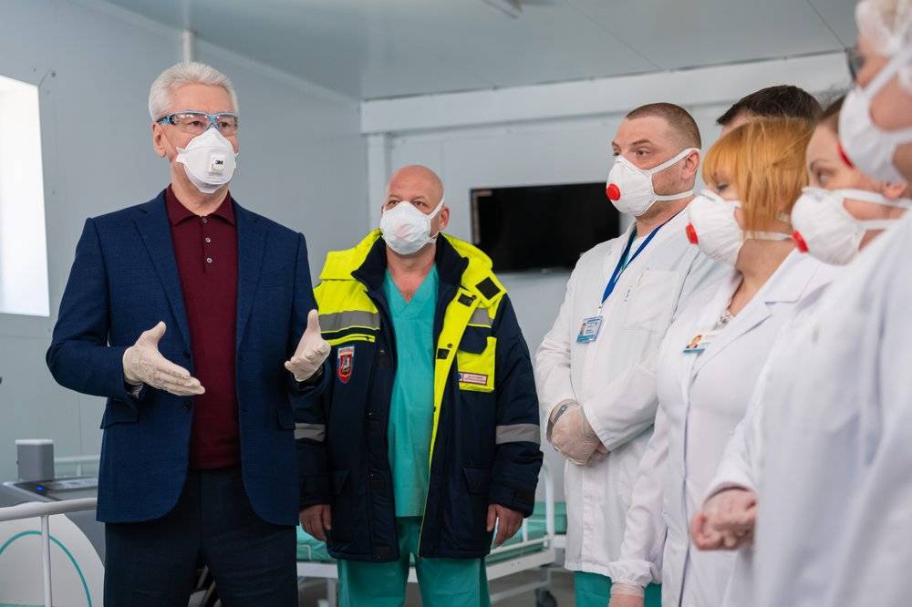 Сергей Собянин: 3,8 тысячи коек временных госпиталей для пациентов с COVID-19 уже в работе