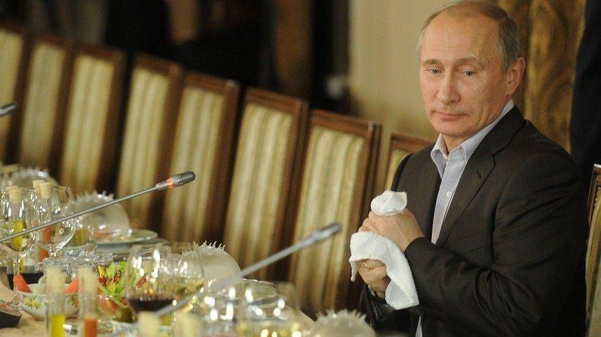 Питание Путина: как проверяют продукты для стола президента