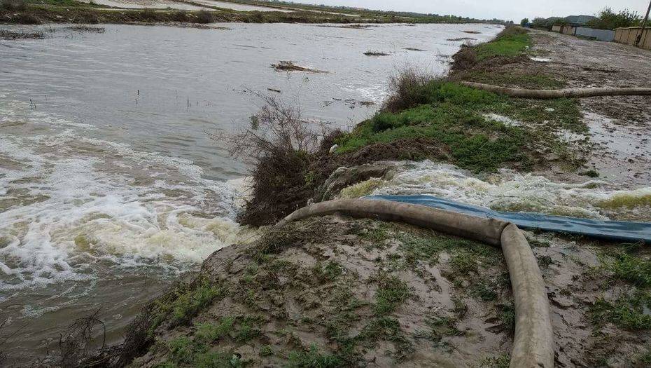 Из затопленных сёл Туркестанской области откачали почти 6 млн кубометров воды