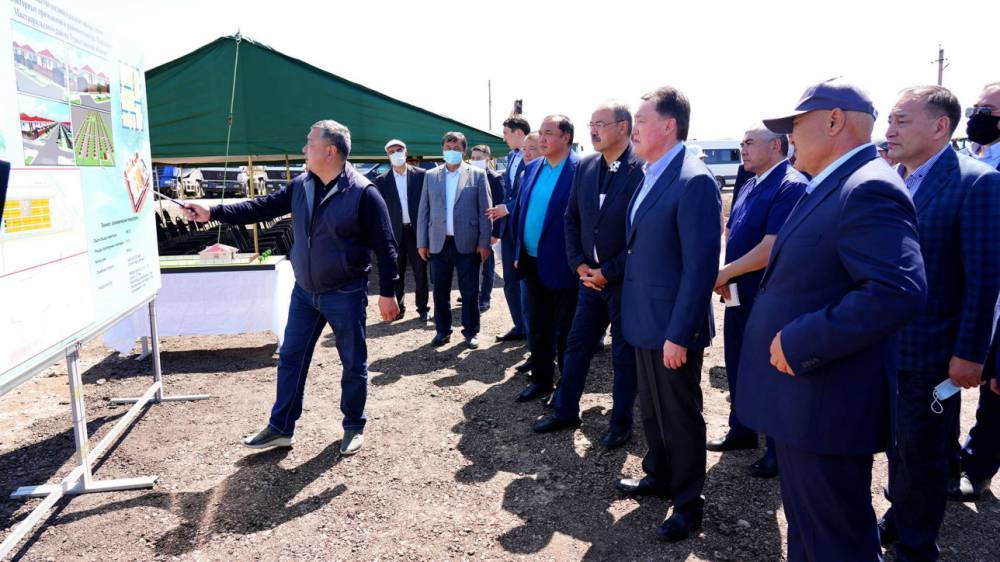 В Туркестанской области началось строительство нового микрорайона для пострадавших от наводнения