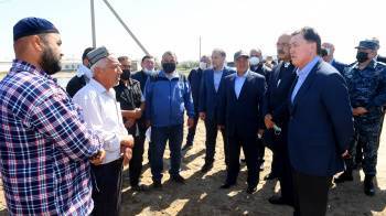Главы правительств Узбекистана и Казахстана дали старт строительству нового микрорайона для жителей, пострадавших от наводнения