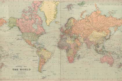 В сети нашли карту мира 1922 года и удивились многим несуществующим государствам