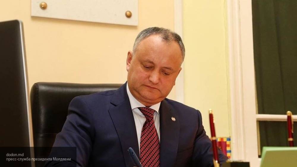 Президент Молдавии предложит парламенту назначить выборы лидера страны 1 ноября