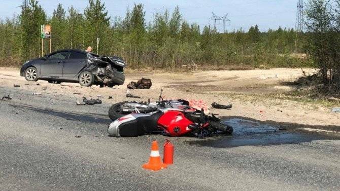 В ДТП под Сургутом погиб мотоциклист
