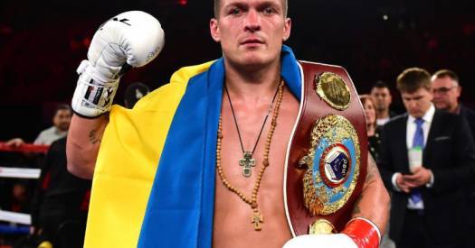Украинский боксер Усик принял вызов борца Грицая