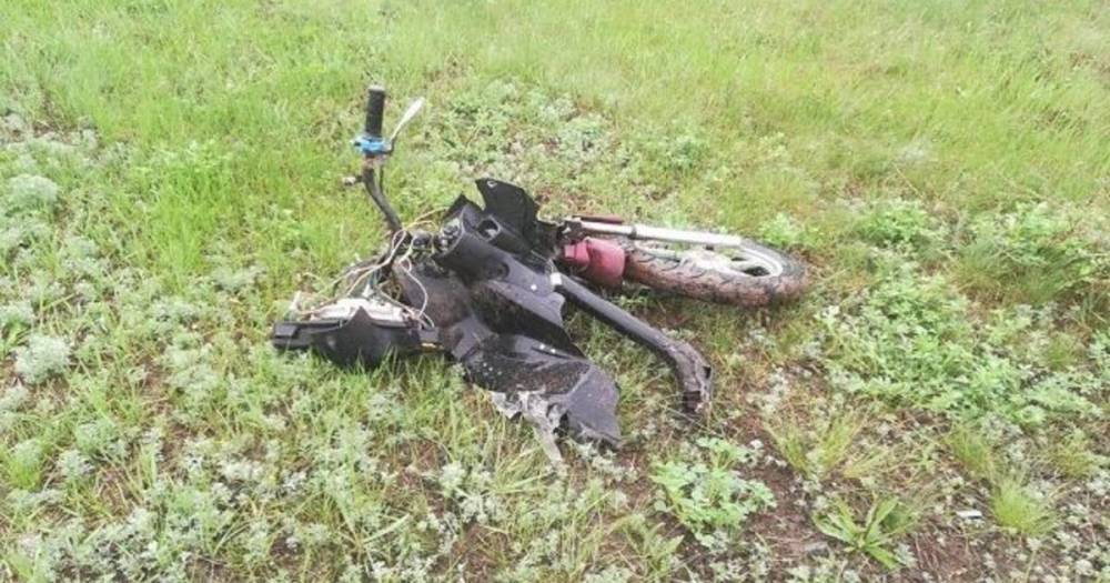 Подросток на скутере без прав попал в аварию в Башкирии