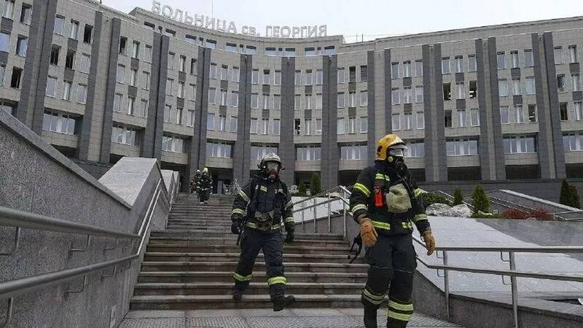 Погибшие в пожаре в Петербурге были госпитализированы с коронавирусом