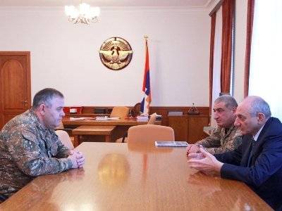 Президент Арцаха принял начальника Генштаба ВС Армении