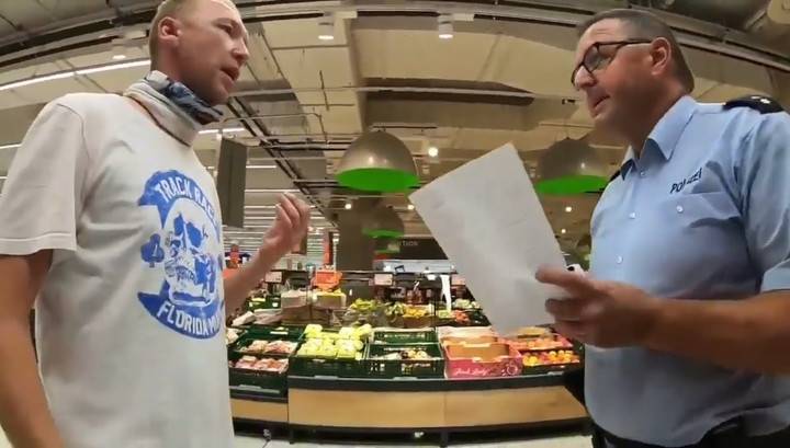 Покупатели из-за масок подрались с полицейскими германском супермаркете
