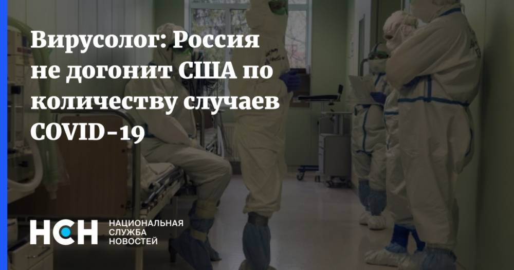 Вирусолог: Россия не догонит США по количеству случаев COVID-19