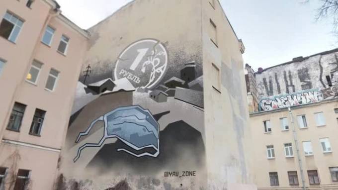 В Петербурге художники посвятили 9 граффити самоизоляции и пандемии коронавируса
