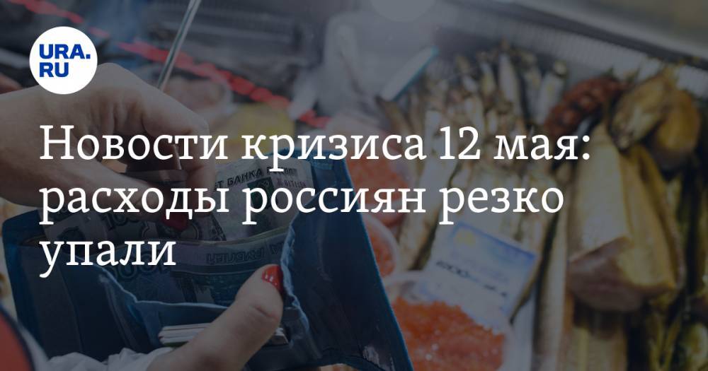 Новости кризиса 12 мая: расходы россиян резко упали, они обрушили сайт госуслуг в надежде получить выплаты