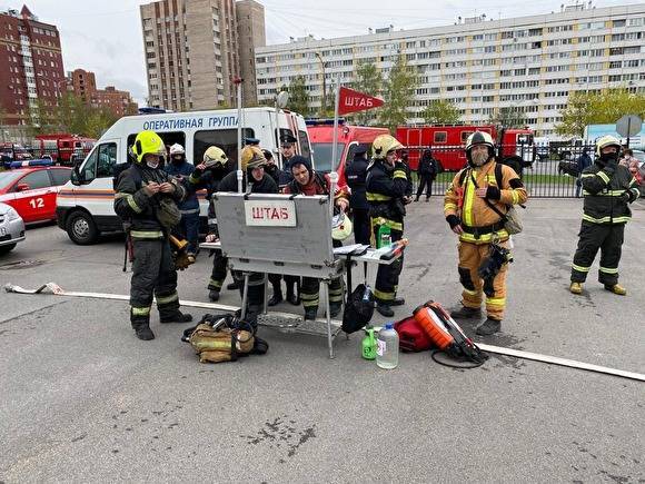При пожаре в больнице Святого Георгия в Петербурге пострадал врач