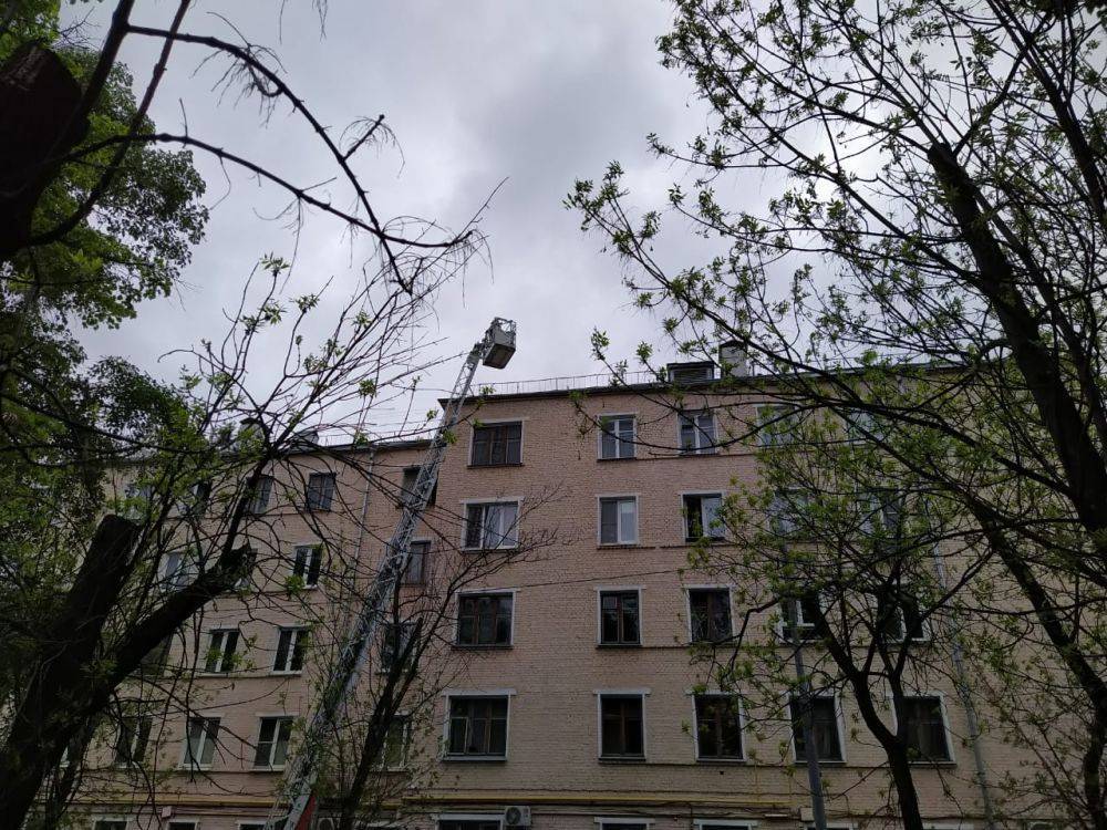 Перекрытия обрушились в жилом доме в Москве